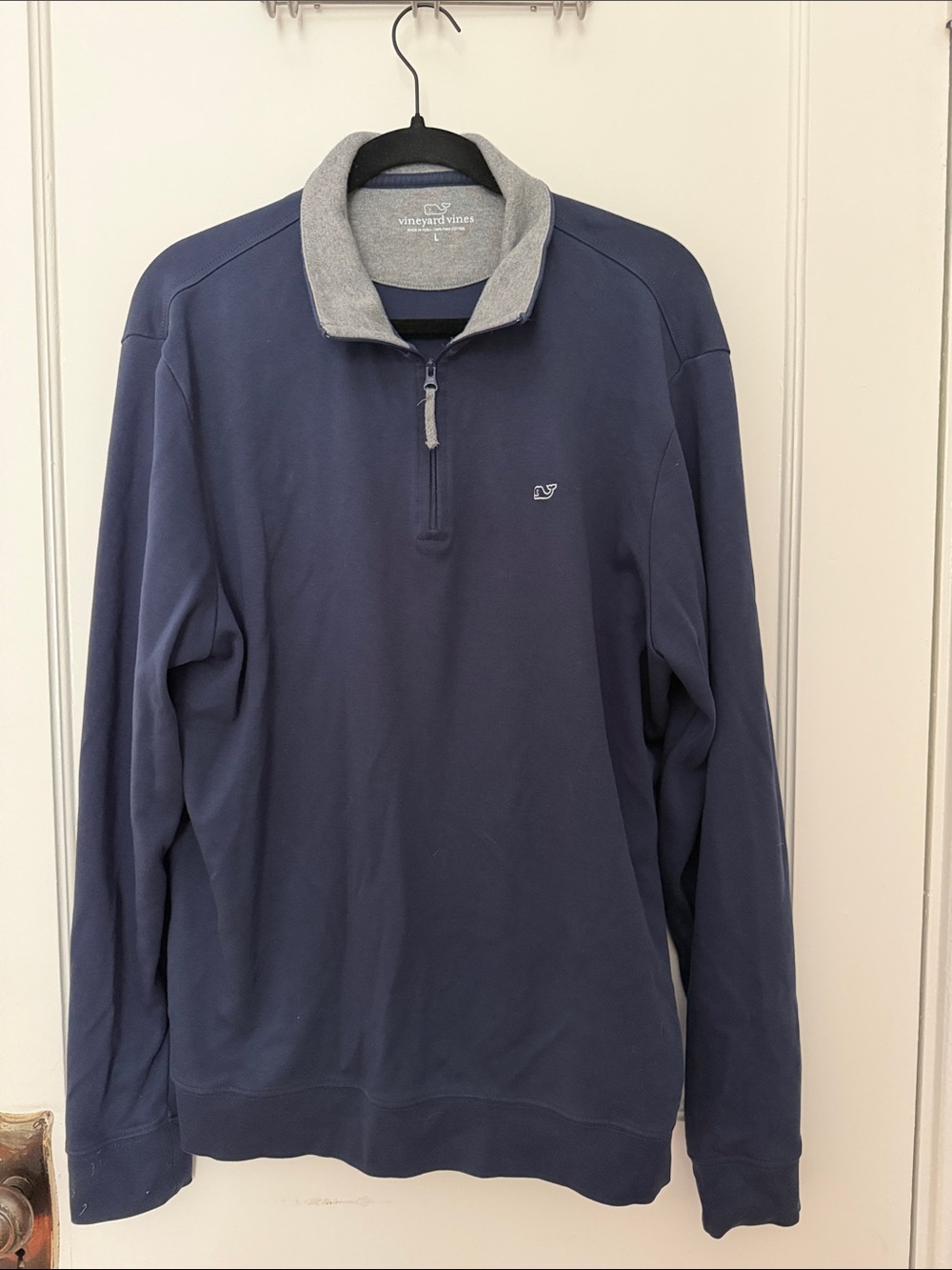 Men’s Vineyard Vines Navy Half-Zip Pullover
